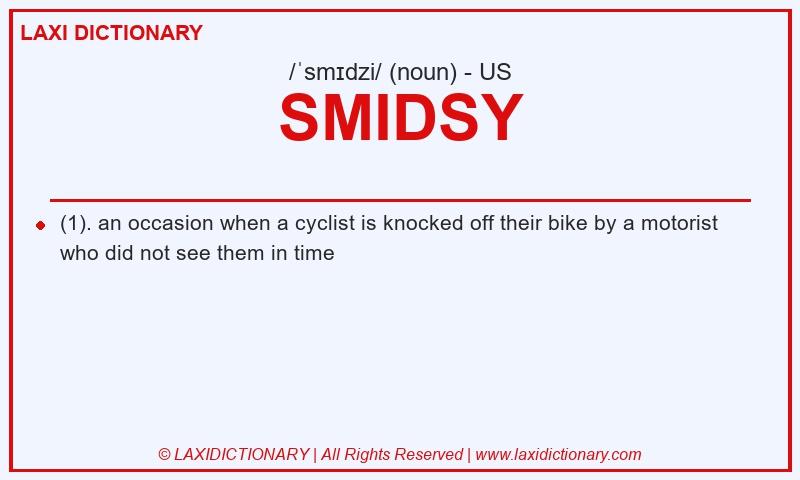 Definition SMIDSY in American English