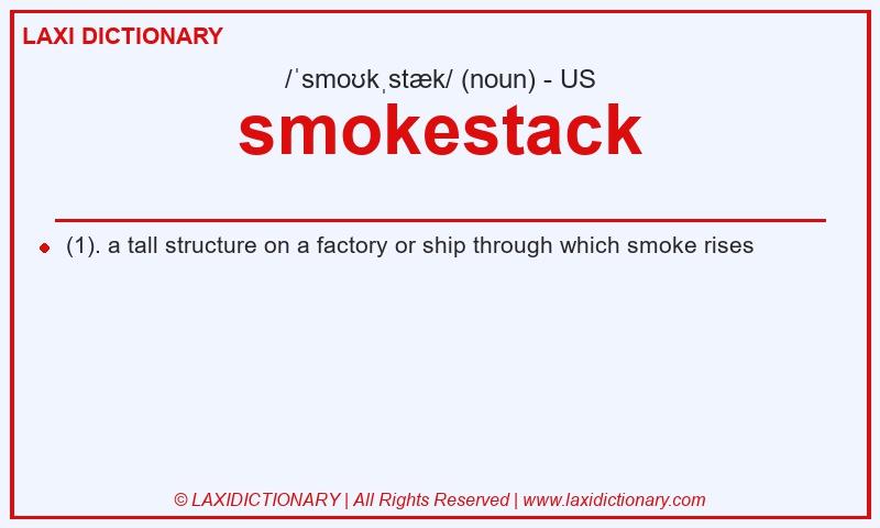 Definition smokestack in American English