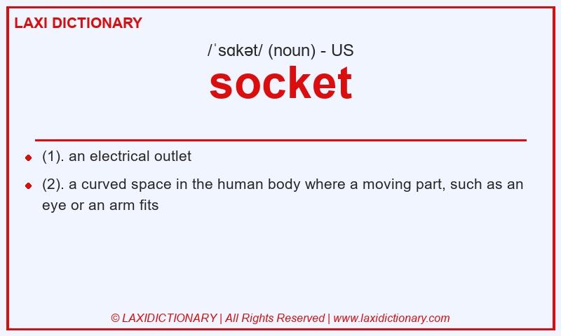 Definition socket in American English