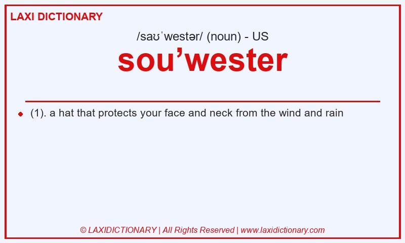 Definition sou’wester in American English
