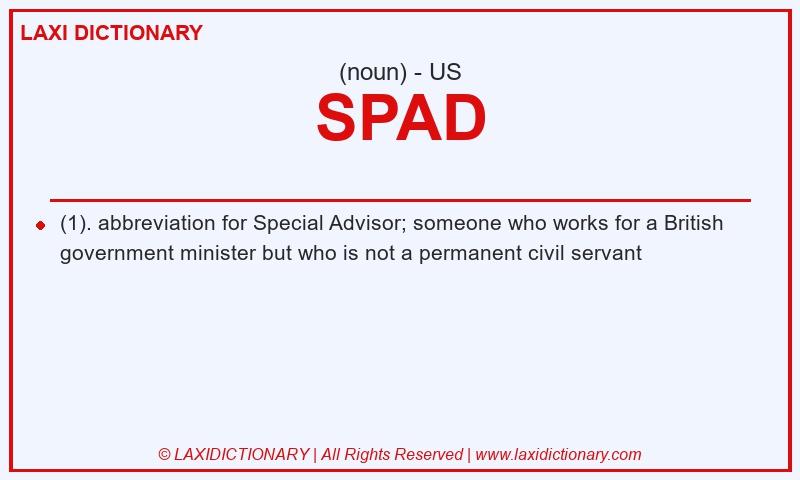 Definition SPAD in American English