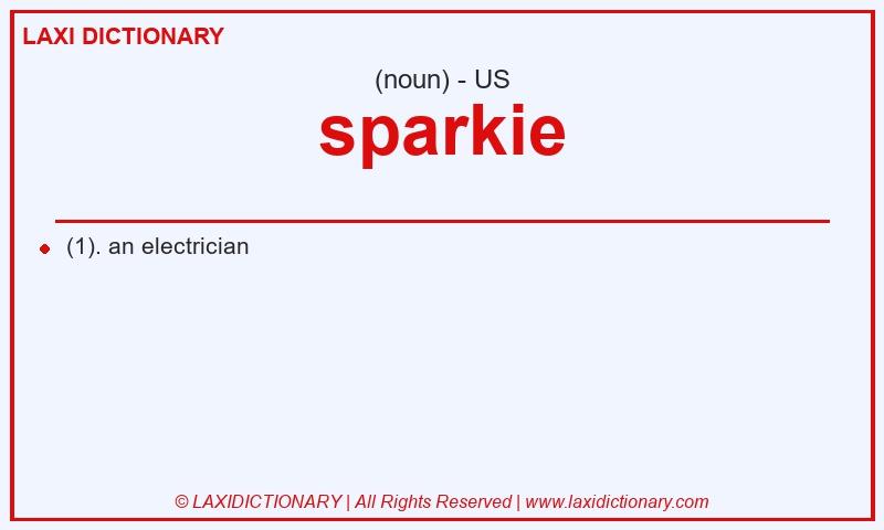 Definition sparkie in American English