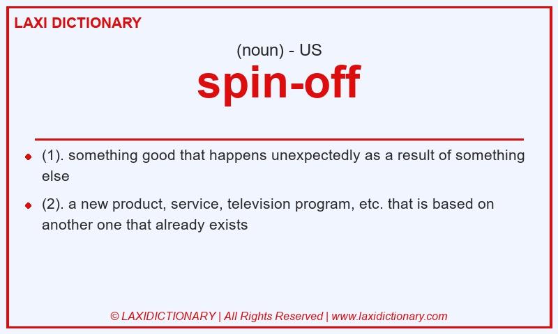Definition spin-off in American English