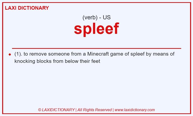 Definition spleef in American English