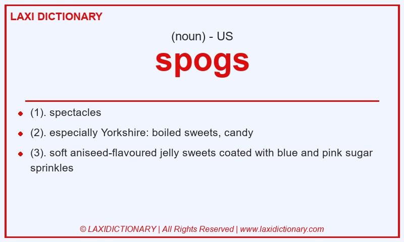 Definition spogs in American English