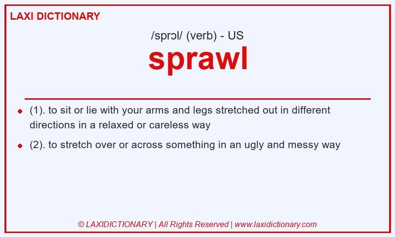 Definition sprawl in American English