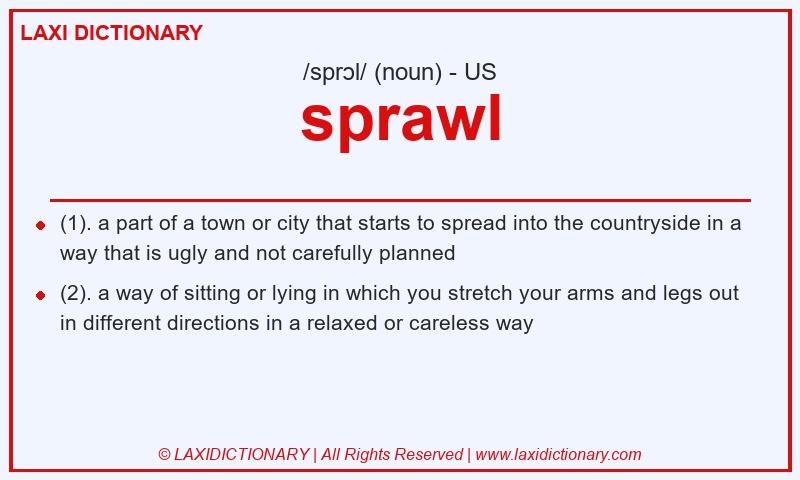 Definition sprawl in American English