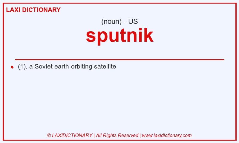 Definition sputnik in American English