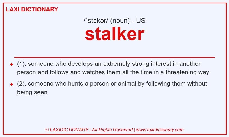 Definition stalker in American English