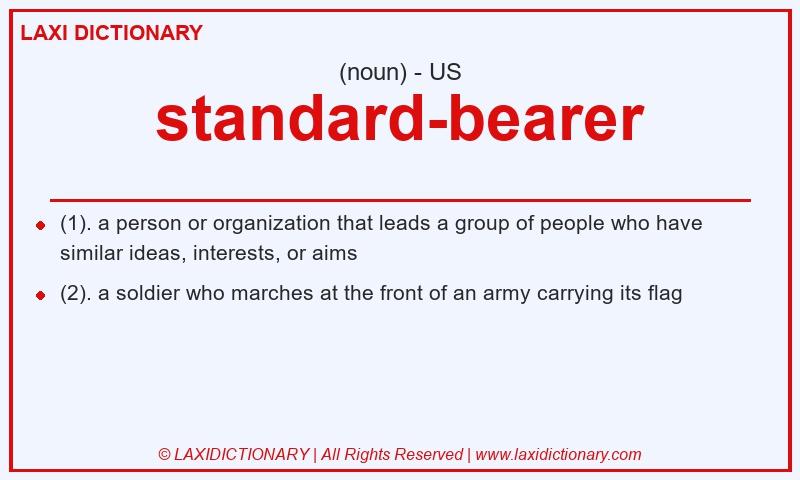 Definition standard-bearer in American English