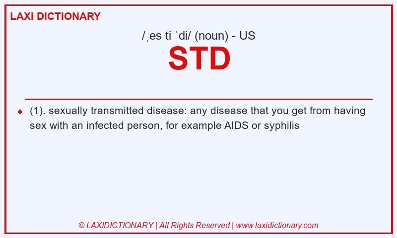 Definition STD in American English