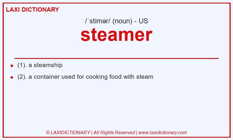 Definition steamer in American English