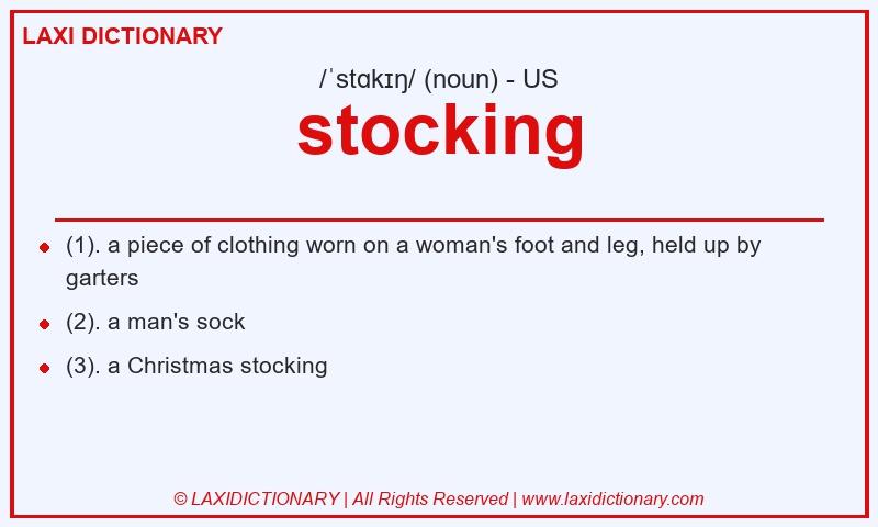 Definition stocking in American English