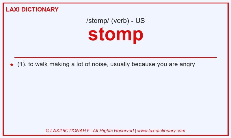Definition stomp in American English