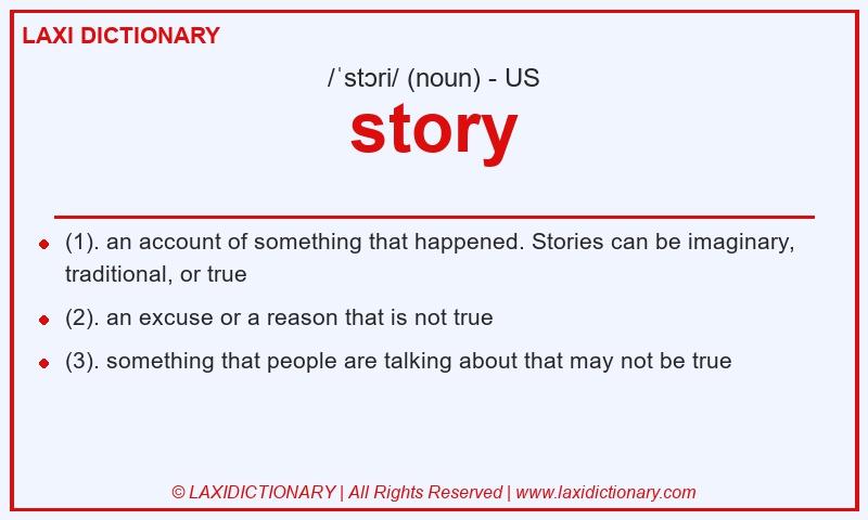 Definition story in American English