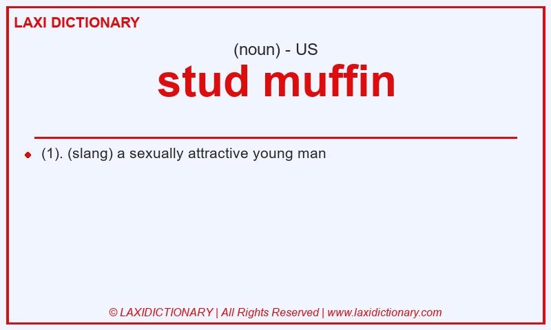 Definition stud muffin in American English