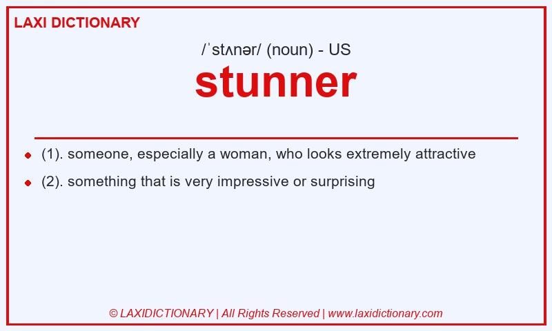 Definition stunner in American English