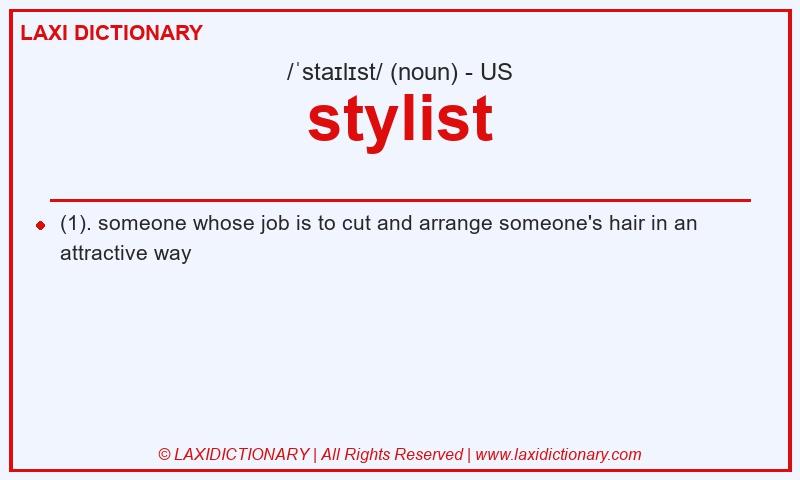 Definition stylist in American English