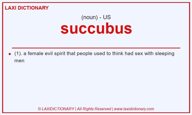 Definition succubus in American English