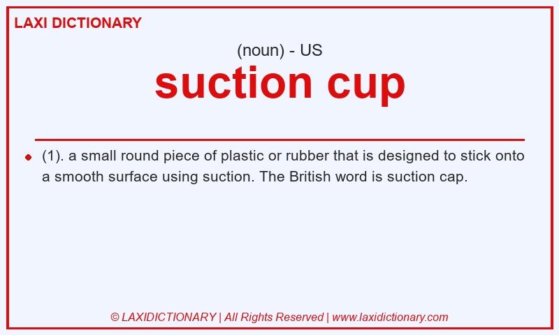 Definition suction cup in American English