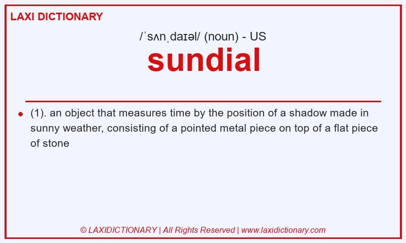 Definition sundial in American English