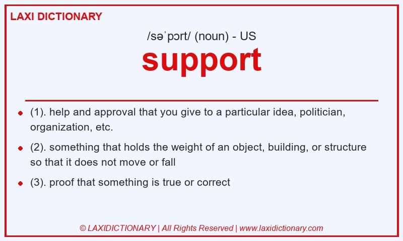 Definition support in American English