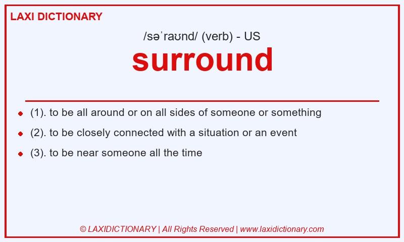 Definition surround in American English