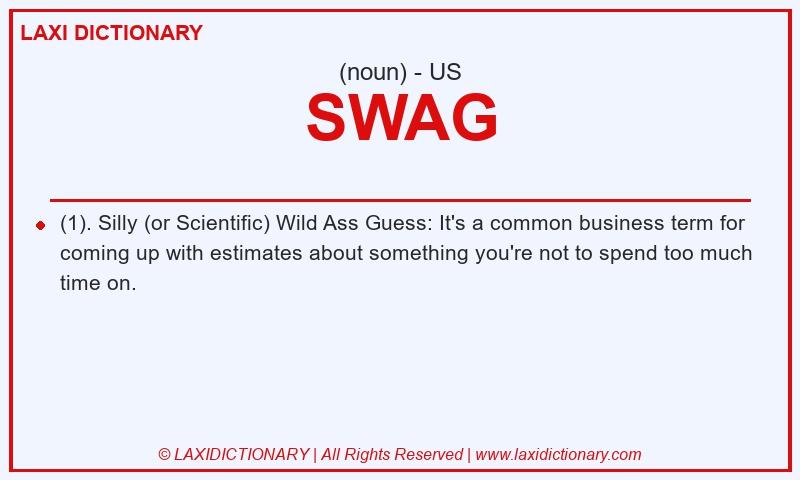 Definition SWAG in American English