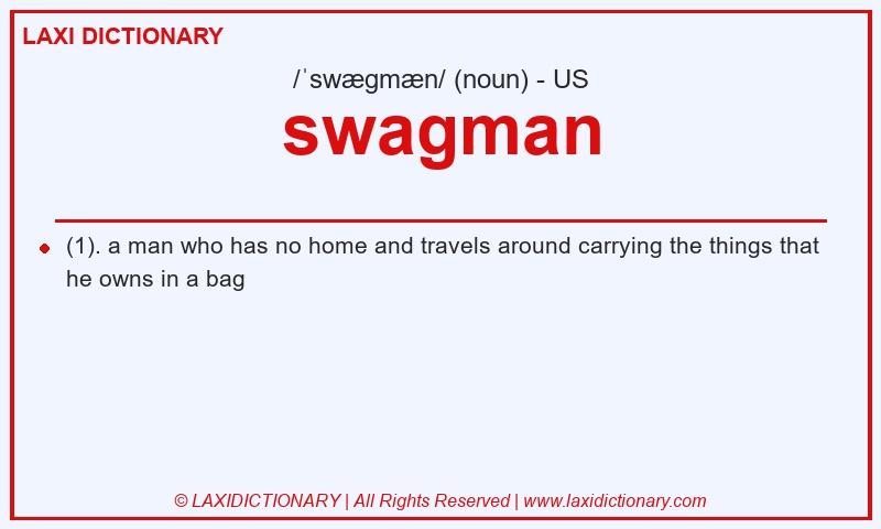 Definition swagman in American English