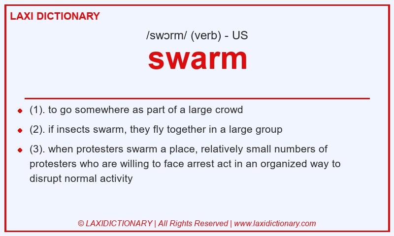 Definition swarm in American English