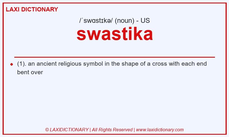 Definition swastika in American English