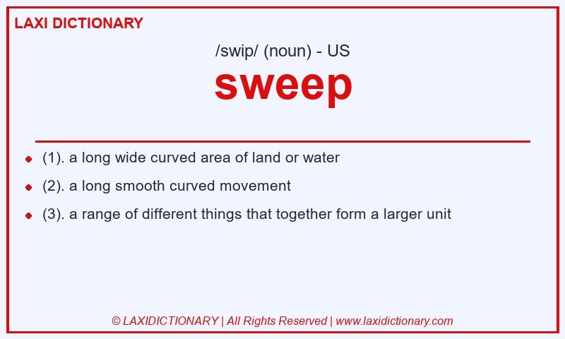 Definition sweep in American English