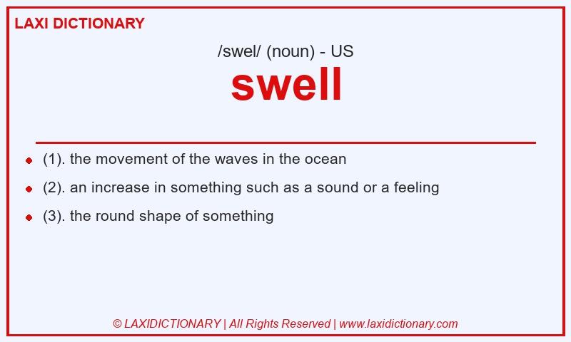 Definition swell in American English