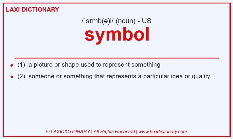 Definition symbol in American English