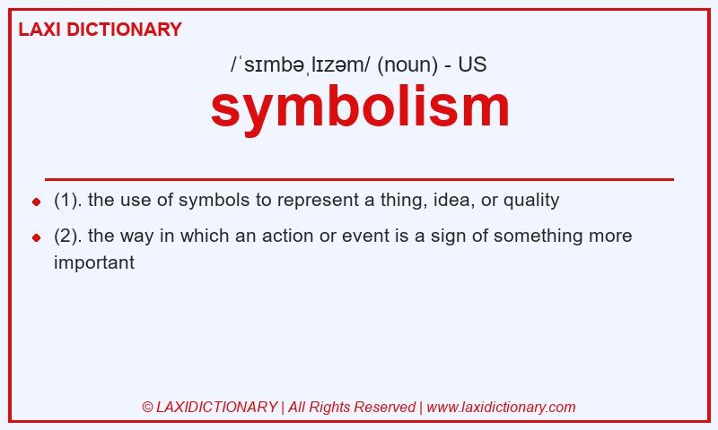 Definition symbolism in American English