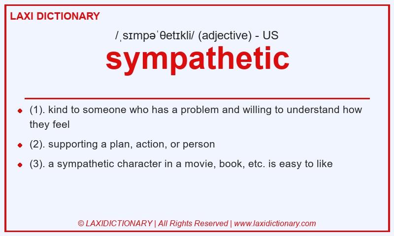 Definition sympathetic in American English