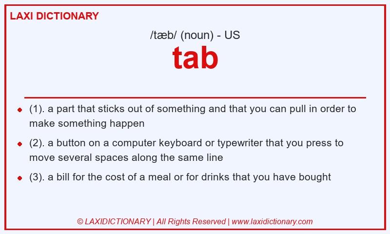 Definition tab in American English