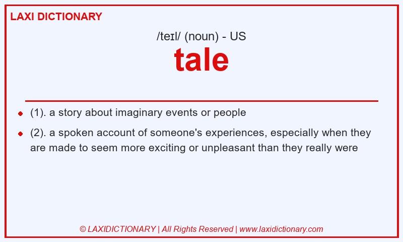 Definition tale in American English
