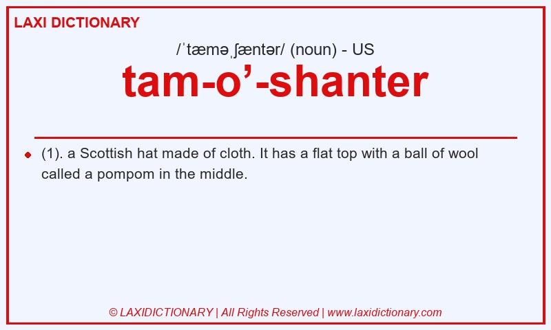 Definition tam-o’-shanter in American English