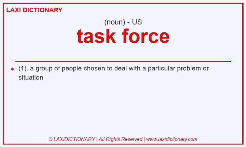 Definition task force in American English