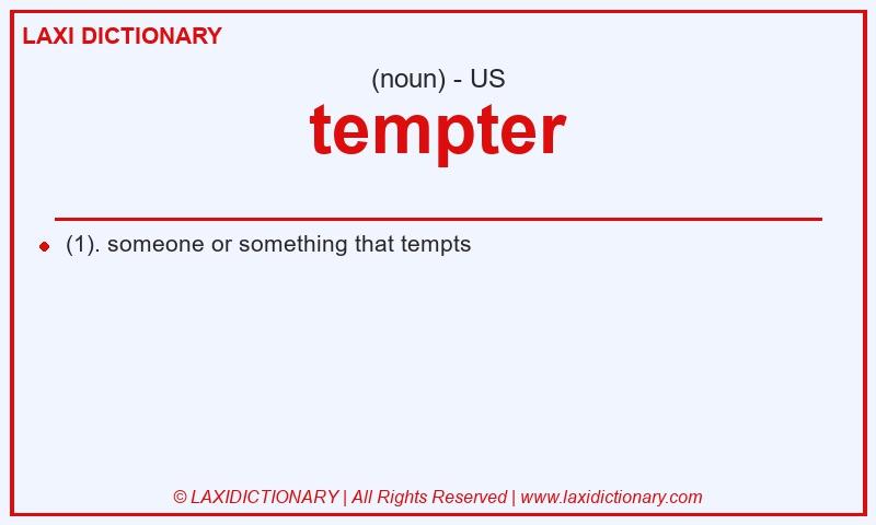 Definition tempter in American English