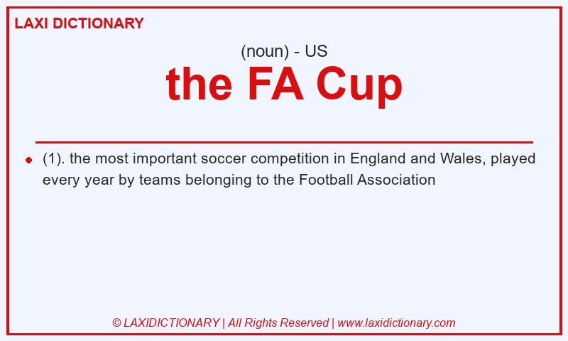 Definition the FA Cup in American English