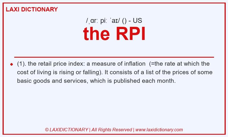 Definition the RPI in American English