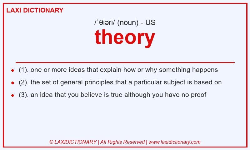Definition theory in American English