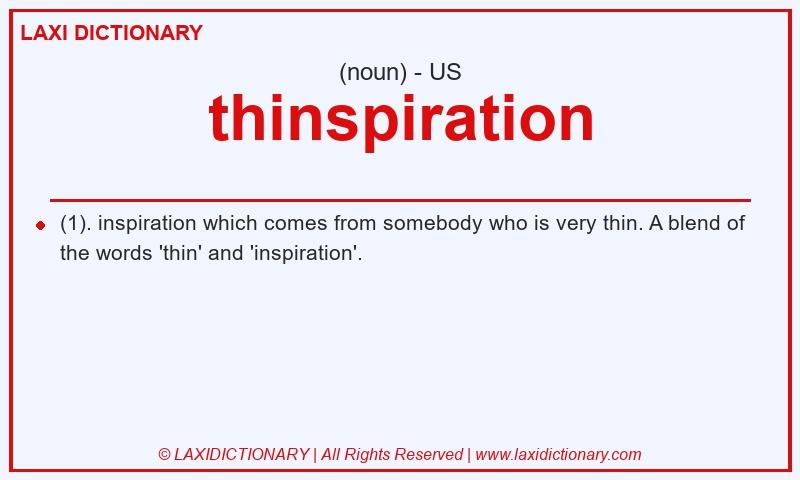 Definition thinspiration in American English
