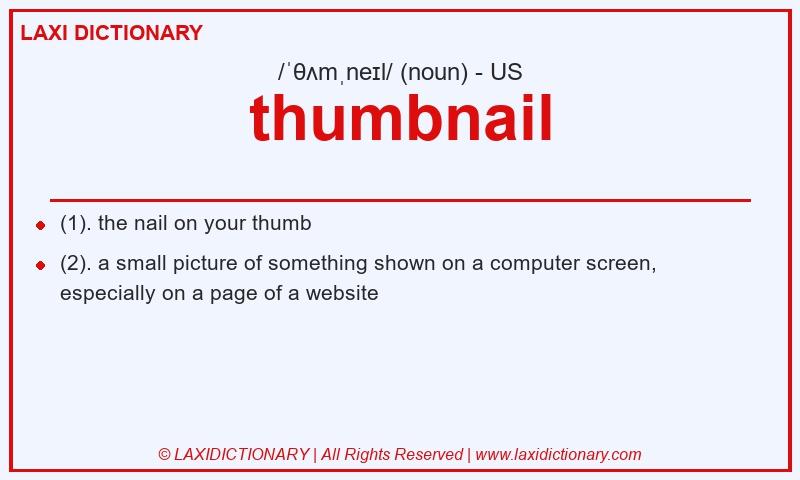 Definition thumbnail in American English