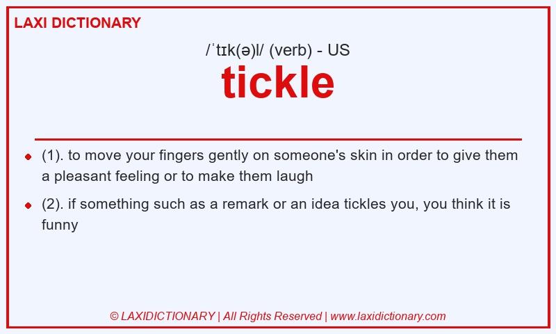 Definition tickle in American English