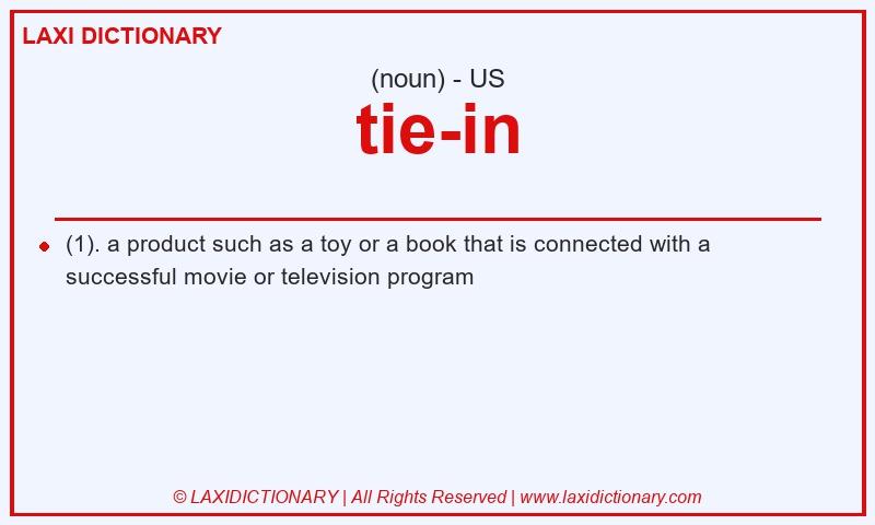 Definition tie-in in American English