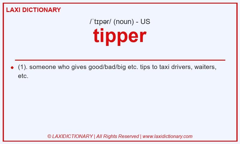 Definition tipper in American English