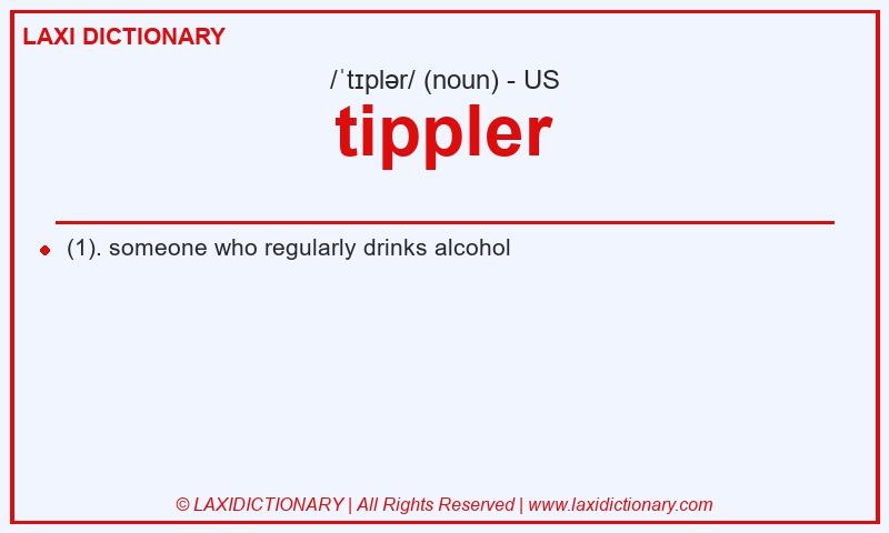 Definition tippler in American English